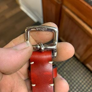 Red coach belt